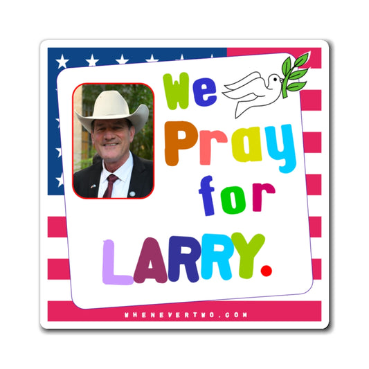 Larry Rhoden - State Executive Governor South Dakota - Noah's Rainbow Magnet - 3'' - [293]