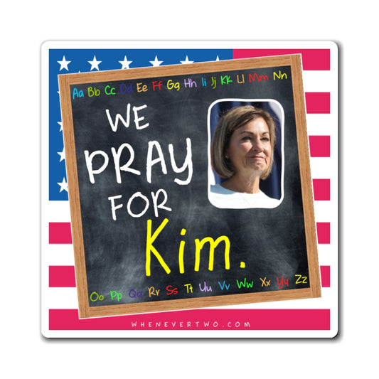 Kim Reynolds - State Executive Governor Iowa - The Blackboard Magnet - 3'' - [281]