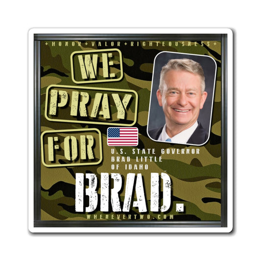 Brad Little - State Executive Governor Idaho - The Man Cave Magnet - 3'' - [279]