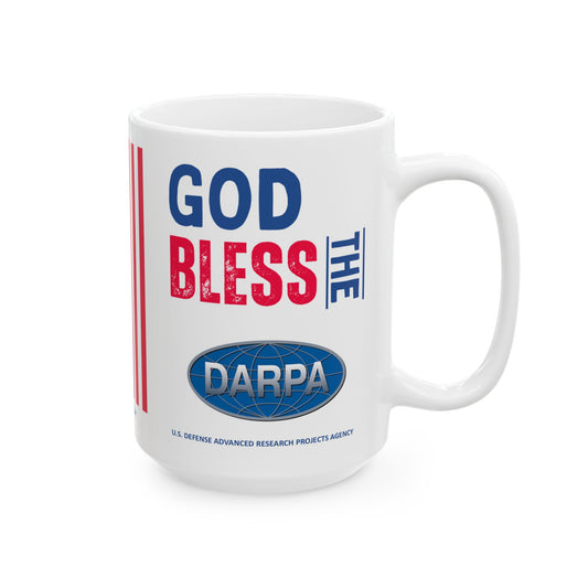 U.S. Defense Advanced Research Projects Agency - Major Agencies - God Bless - Mug - 15 oz