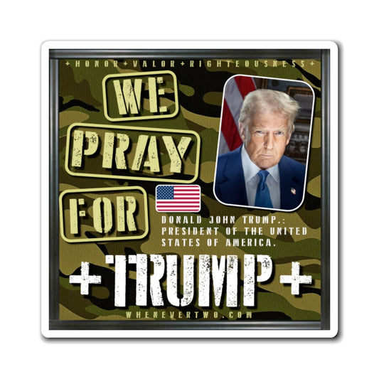 Donald John Trump. - Executive White House President of the United States of America - The Man Cave Magnet - 3'' - [209]
