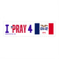 Iowa - I Pray - Bumper Sticker - Regular