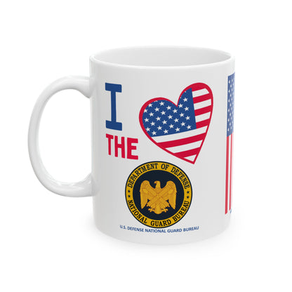 U.S. Defense National Guard Bureau - Major Agencies - I Love - Mug - 11 oz