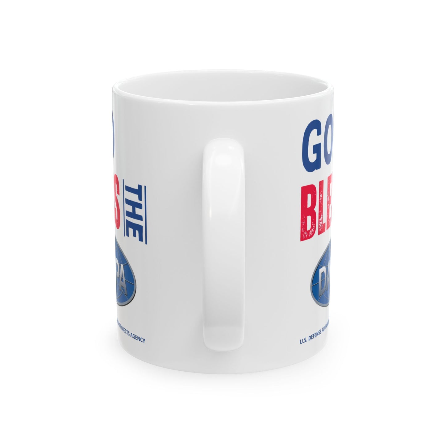 U.S. Defense Advanced Research Projects Agency - Major Agencies - God Bless - Mug - 11 oz