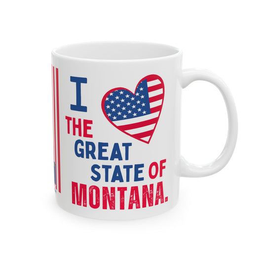 Montana - I Love -  Mug - 11 oz
