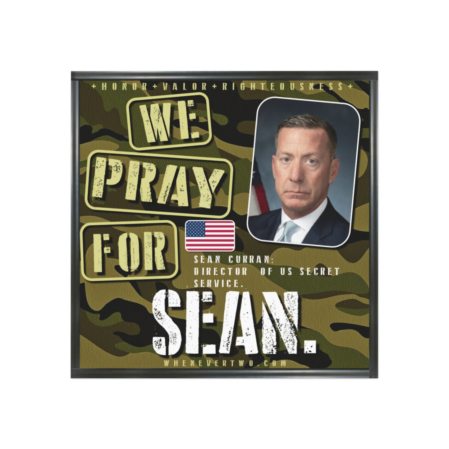 Sean Curran - Executive Cabinet Director of US Secret Service - The Man Cave Magnet - 3'' - [168]