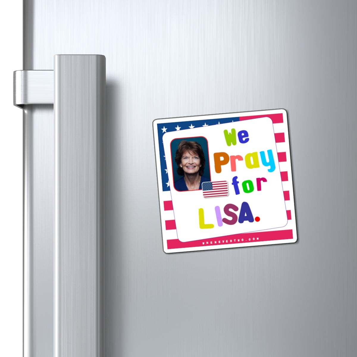 Lisa Murkowski - Legislative Senator Alaska - Noah's Rainbow Magnet - 3'' - [250]