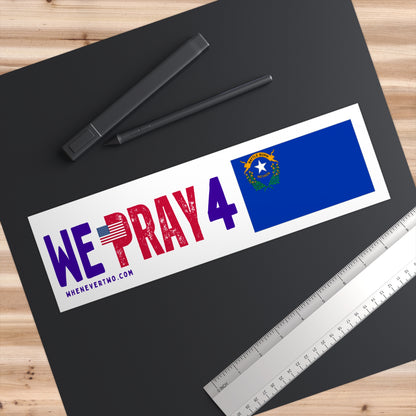 Nevada - We Pray - Bumper Sticker - Regular