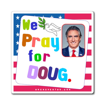 Doug Burgum - Executive Cabinet Secretary of the Interior - Noah's Rainbow Magnet - 3'' - [119]