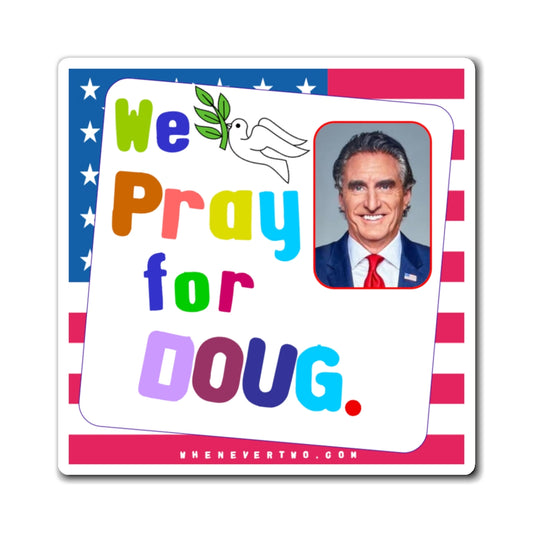 Doug Burgum - Executive Cabinet Secretary of the Interior - Noah's Rainbow Magnet - 3'' - [119]