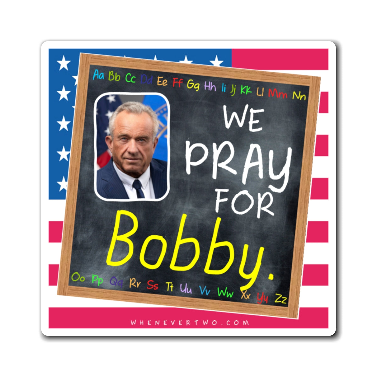 Robert F. Kennedy - Executive Cabinet Secretary of Health and Human Services - The Blackboard Magnet - 3'' - [114]