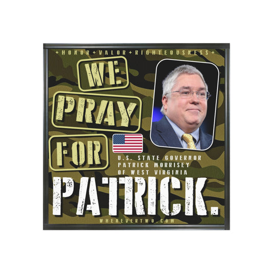 Patrick Morrisey - State Executive Governor West Virginia - The Man Cave Magnet - 3'' - [299]