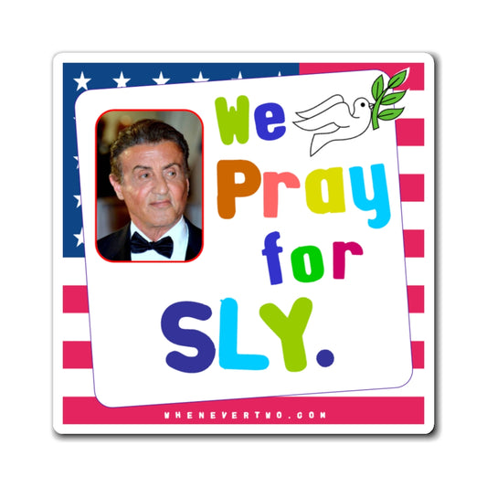 Sylvester Stallone - We The People - Noah's Rainbow Magnet - 3'' - [322]