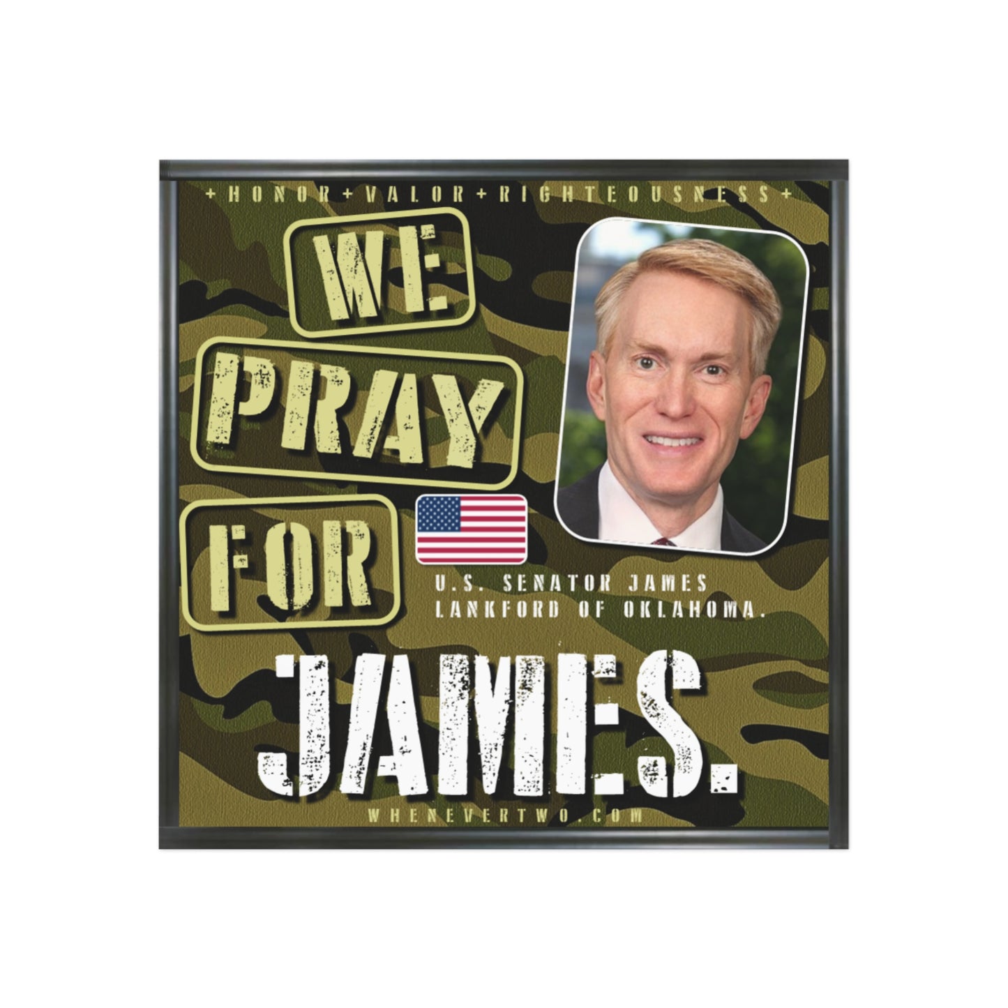 James Lankford - Legislative Senator Oklahoma - The Man Cave Magnet - 3'' - [240]