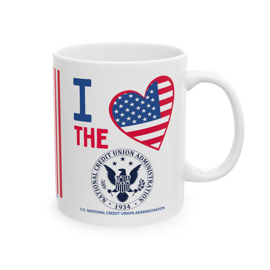 U.S. National Credit Union Administration - Major Agencies - I Love -  Mug - 11 oz