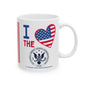 U.S. National Credit Union Administration - Major Agencies - I Love -  Mug - 11 oz