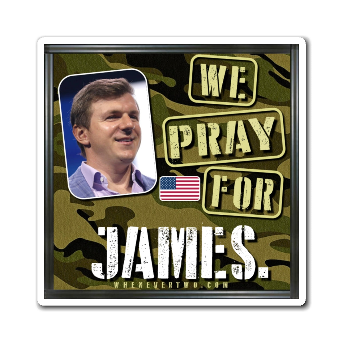 James O’Keefe - We The People - The Man Cave Magnet - 3'' - [156]