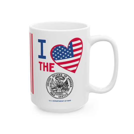 War - Cabinet - I Love -  Mug - 15 oz