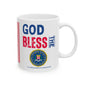 U.S. Federal Bureau of Investigation - Major Agencies - God Bless - Mug - 11 oz