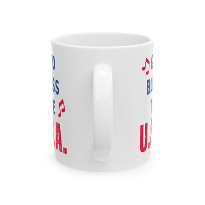 Donald John Trump. - Executive White House President of the United States of America - God Bless - Mug - 11oz - [209]