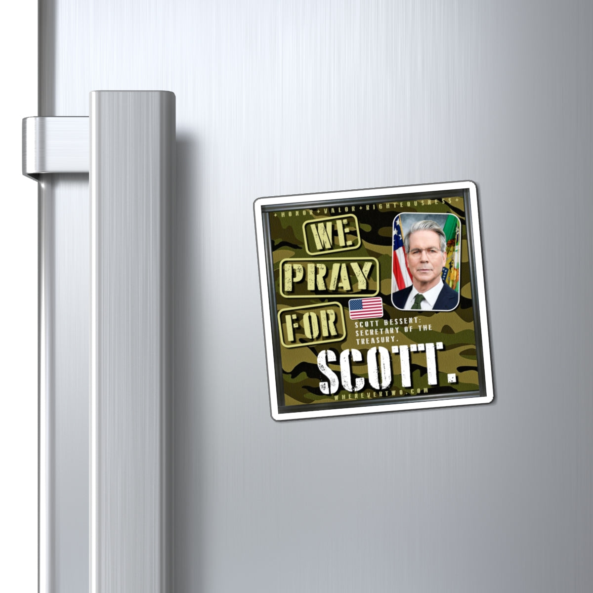 Scott Bessent - Executive Cabinet Secretary of the Treasury - The Man Cave Magnet - 3'' - [117]