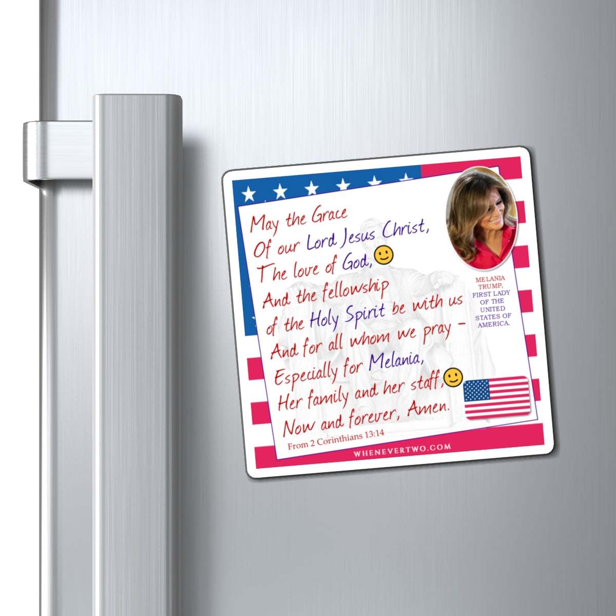 Melania Trump - Executive White House First lady - The Benediction Blessing Magnet - 4'' - [210]
