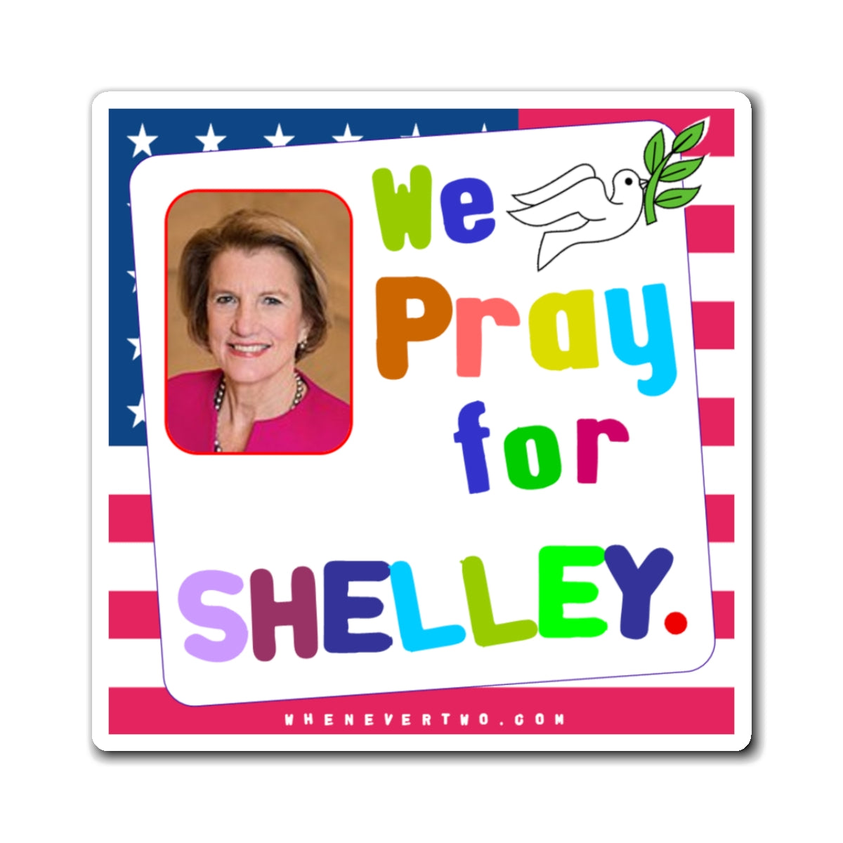 Shelley Moore Capito - Legislative Senator West Virginia - Noah's Rainbow Magnet - 3'' - [218]