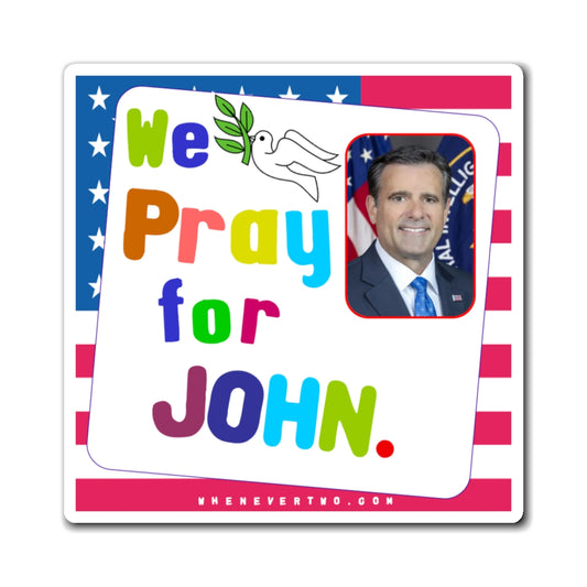 John Ratcliffe - Executive Cabinet CIA Director - Noah's Rainbow Magnet - 3'' - [109]