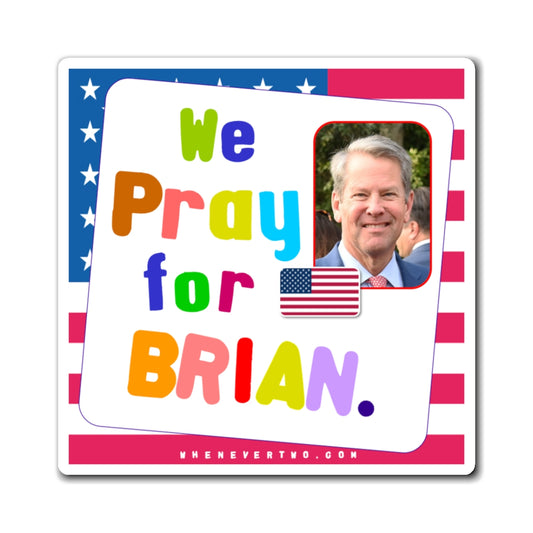 Brian Kemp - State Executive Governor Georgia - Noah's Rainbow Magnet - 3'' - [278]