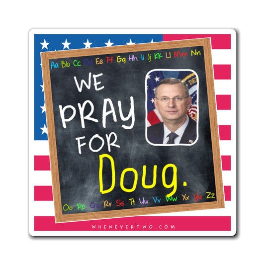 Doug Collins - Executive Cabinet Secretary of Veterans Affairs - The Blackboard Magnet - 3'' - [127]