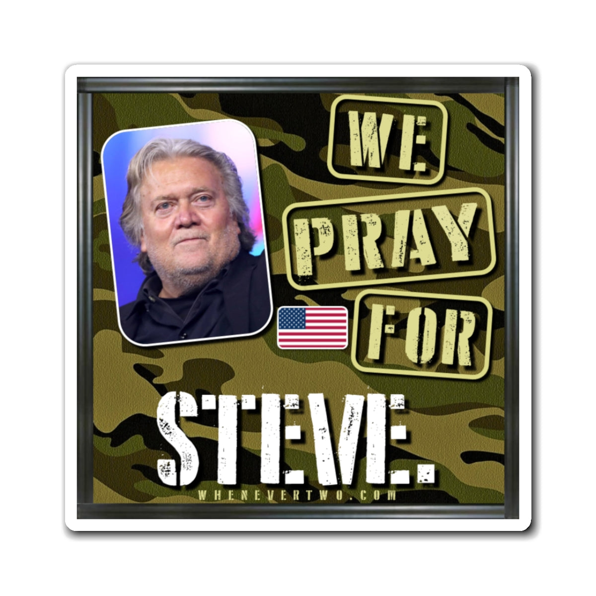 Steve Bannon - We The People - The Man Cave Magnet - 3'' - [308]