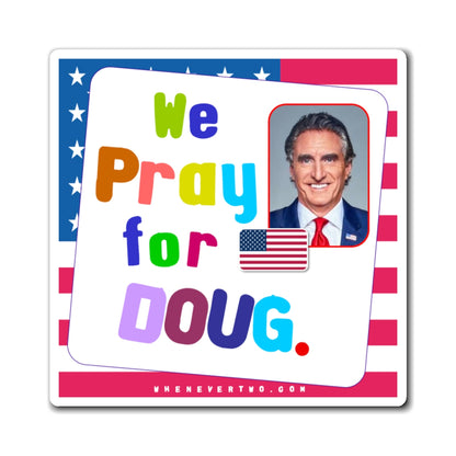 Doug Burgum - Executive Cabinet Secretary of the Interior - Noah's Rainbow Magnet - 3'' - [119]