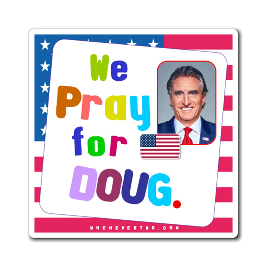 Doug Burgum - Executive Cabinet Secretary of the Interior - Noah's Rainbow Magnet - 3'' - [119]