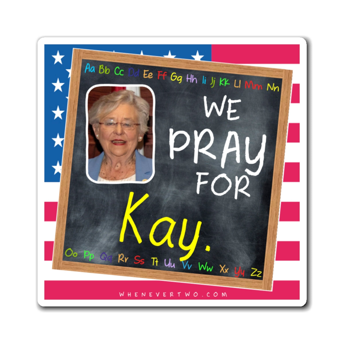 Kay Ivey - State Executive Governor Alabama - The Blackboard Magnet - 3'' - [274]