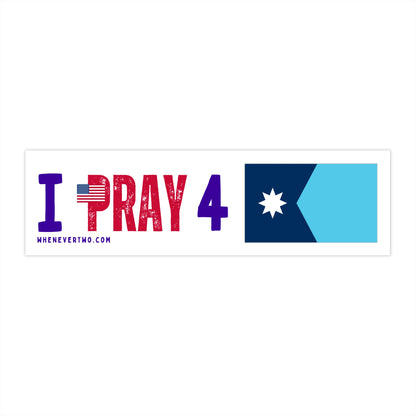 Minnesota - I Pray - Bumper Sticker - Regular