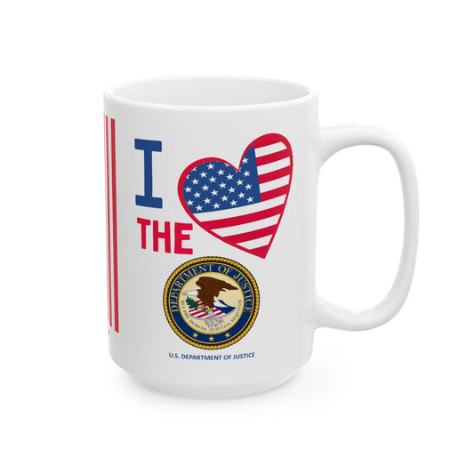 Justice - Cabinet - I Love -  Mug - 15 oz