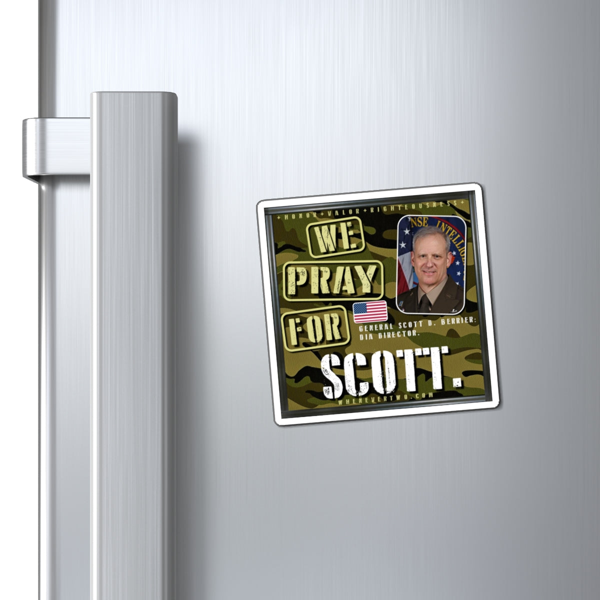 General Scott D. Berrier - Executive Cabinet DIA Director - The Man Cave Magnet - 3'' - [112]