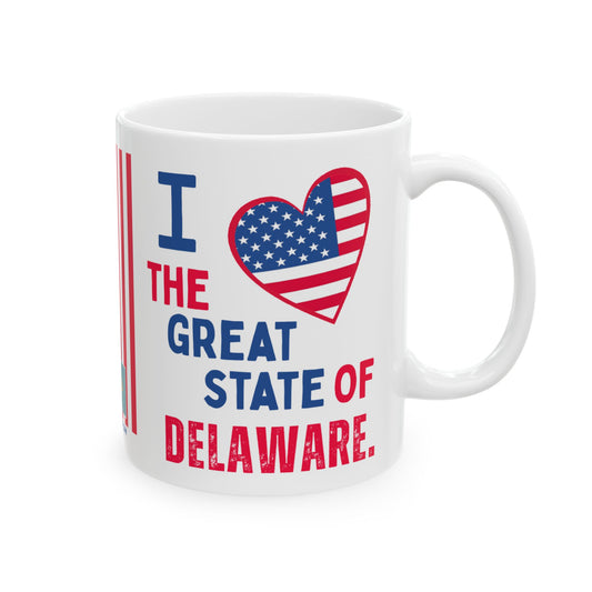Delaware - I Love -  Mug - 11 oz