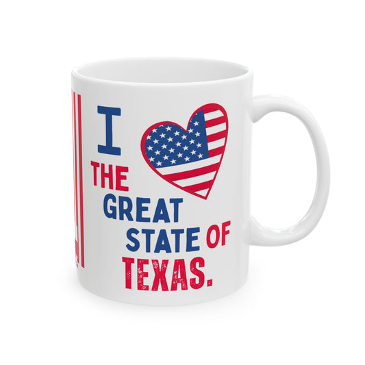 Texas - I Love -  Mug - 11 oz