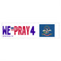 North Dakota - We Pray - Bumper Sticker - Large