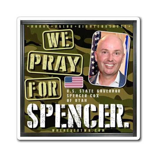 Spencer Cox - State Executive Governor Utah - The Man Cave Magnet - 3'' - [296]
