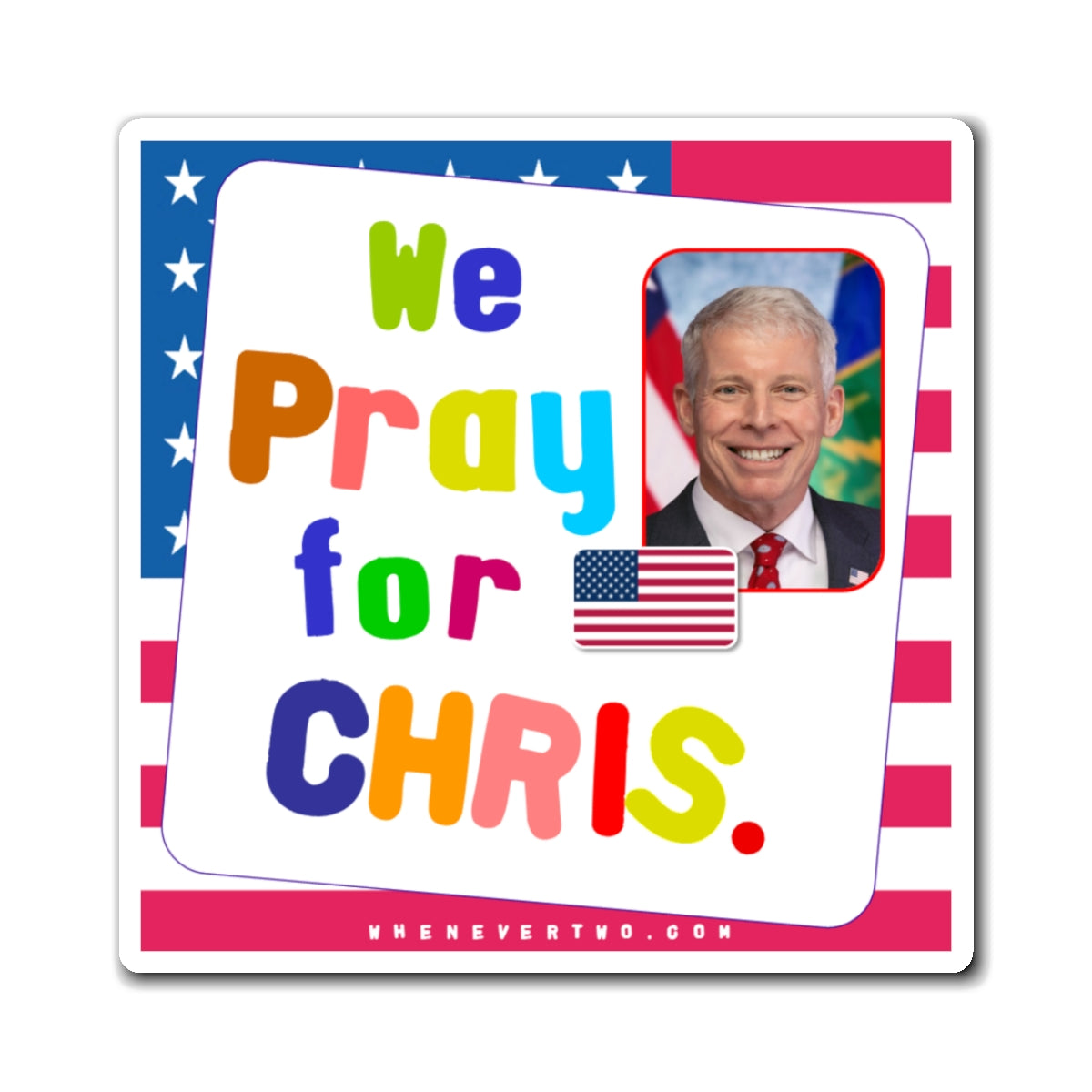 Chris Wright - Executive Cabinet Secretary of Energy - Noah's Rainbow Magnet - 3'' - [125]