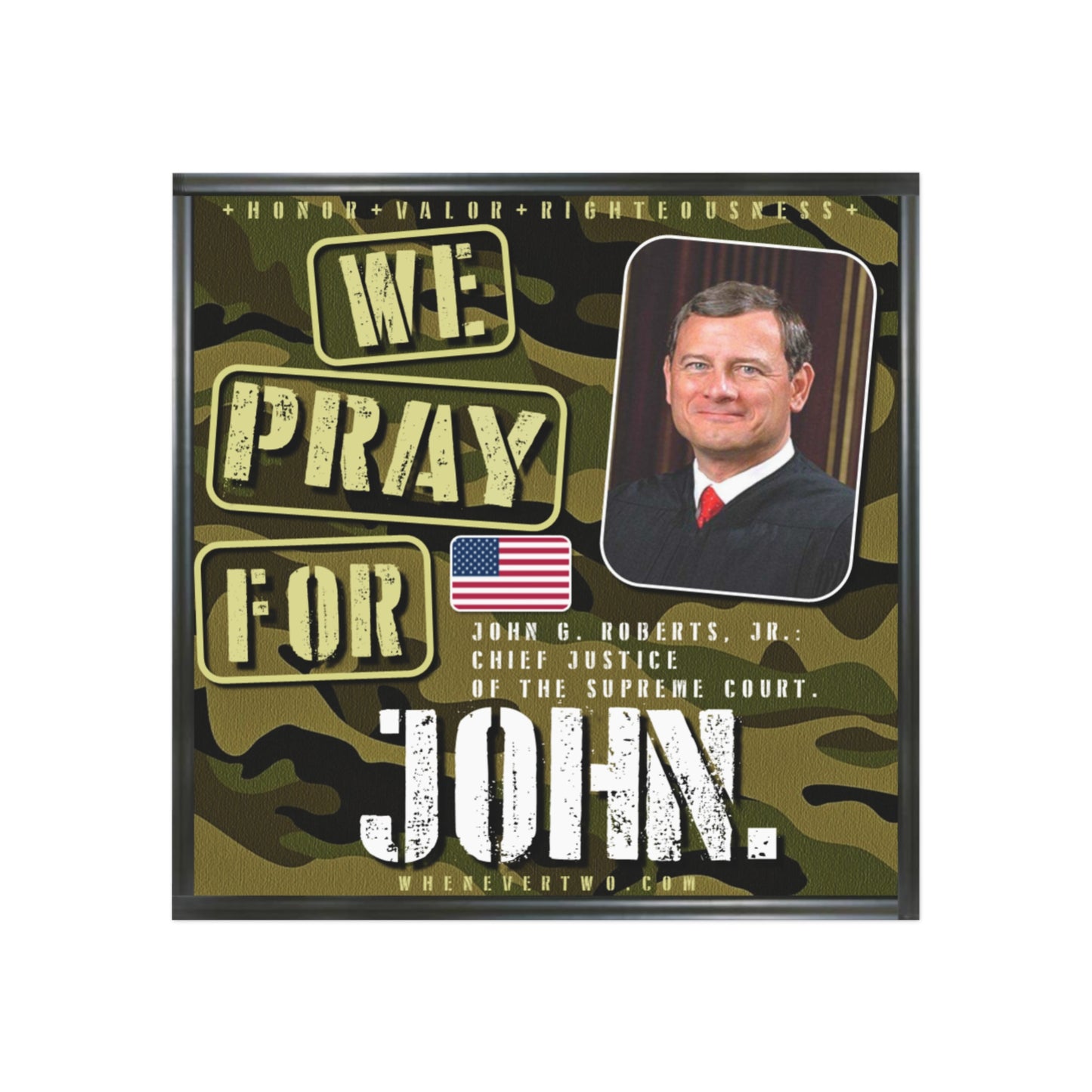 John G. Roberts, Jr. - Judiciary Supreme Court Chief Justice - The Man Cave Magnet - 3'' - [136]