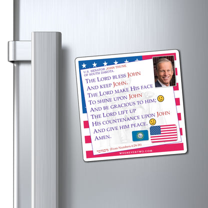 John Thune - Legislative Senator South Dakota - The Aaronic Blessing Magnet - 4'' - [260]