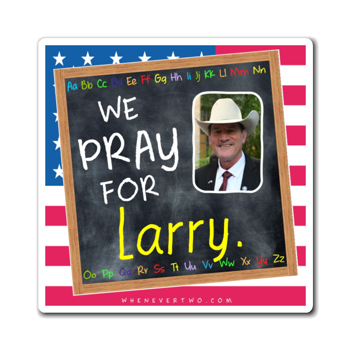 Larry Rhoden - State Executive Governor South Dakota - The Blackboard Magnet - 3'' - [293]