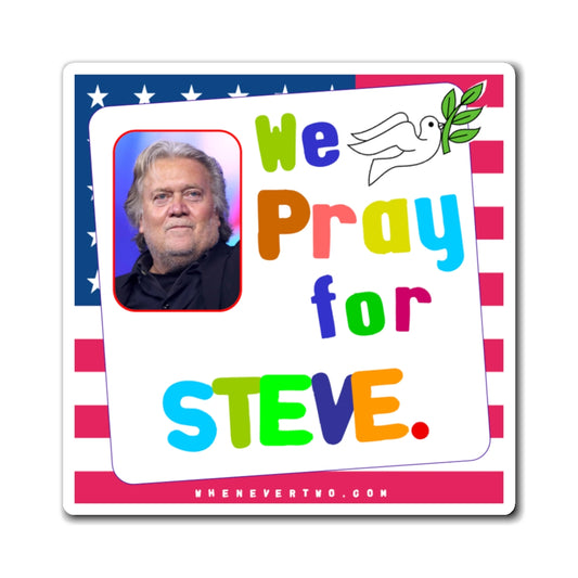 Steve Bannon - We The People - Noah's Rainbow Magnet - 3'' - [308]