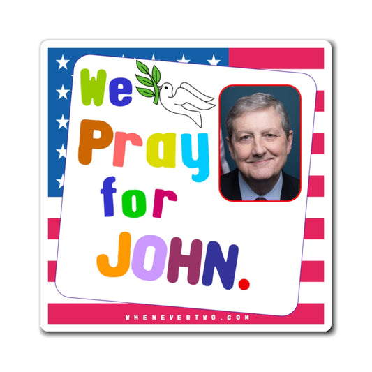 John Kennedy - Legislative Senator Louisiana - Noah's Rainbow Magnet - 3'' - [239]