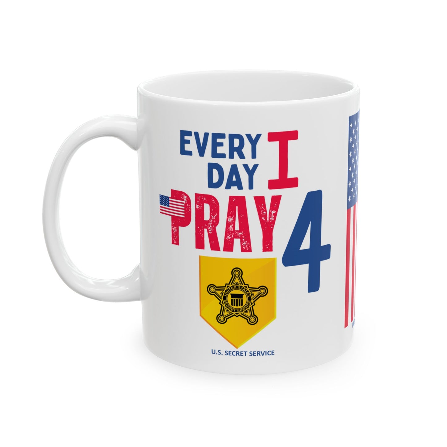 U.S. Secret Service - Major Agencies - I Pray - Mug - 11 oz