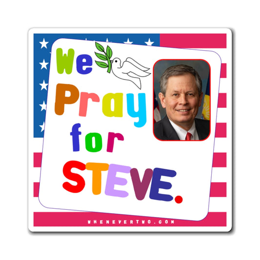 Steve Daines - Legislative Senator Montana - Noah's Rainbow Magnet - 3'' - [227]