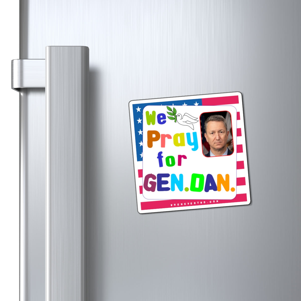 General John D. Caine – Executive – Chairman Joint Chiefs of Staff Noah's Rainbow Magnet - 3'' - [328